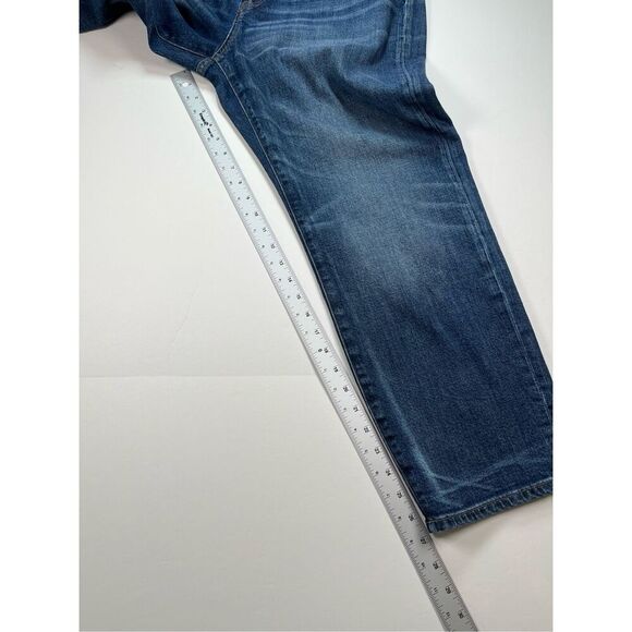 J. Crew Straightaway High Rise Straight Leg Button Fly Loose Fit Jeans size 32 - Picture 3 of 7